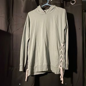 Light green hoodie